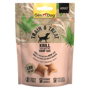 Gimdog train & treat krill / hennep