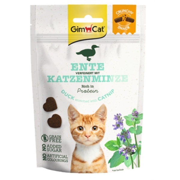 Gimcat crunchy snack eend met catnip