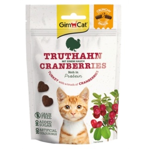 Gimcat crunchy snack kalkoen met cranberry