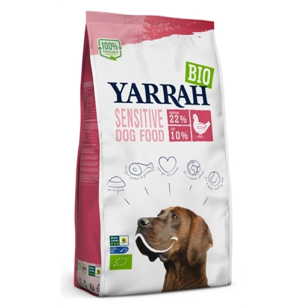 Yarrah dog biologische brokken sensitive kip