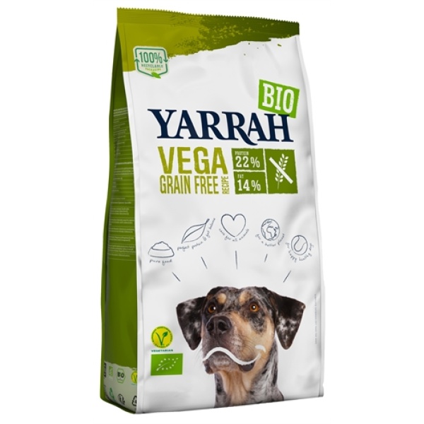 Yarrah dog biologische brokken vega ultra sensitive tarwevrij