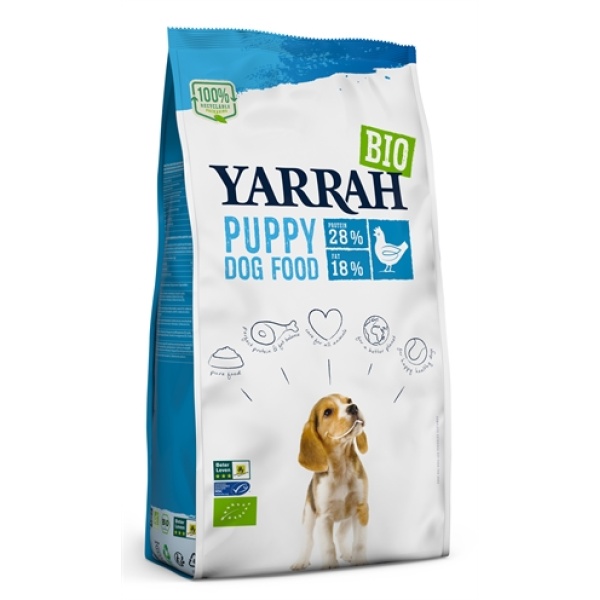 Yarrah dog biologische brokken puppy kip