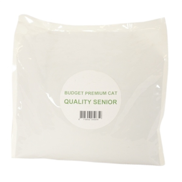 Budget premium catfood quality senior / light / sterilised