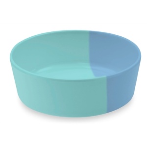 Tarhong voerbak hond dual melamine blauw