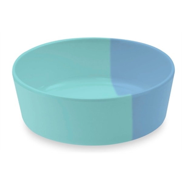 Tarhong voerbak hond dual melamine blauw