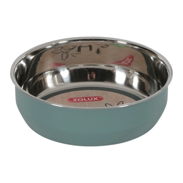 Zolux ehop voerbak inox rvs groen