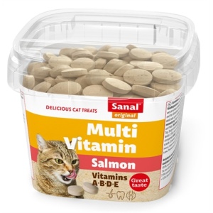 Sanal cat multi vitamin salmon snacks cup