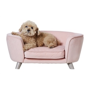 Enchanted hondenmand / sofa romy blush roze