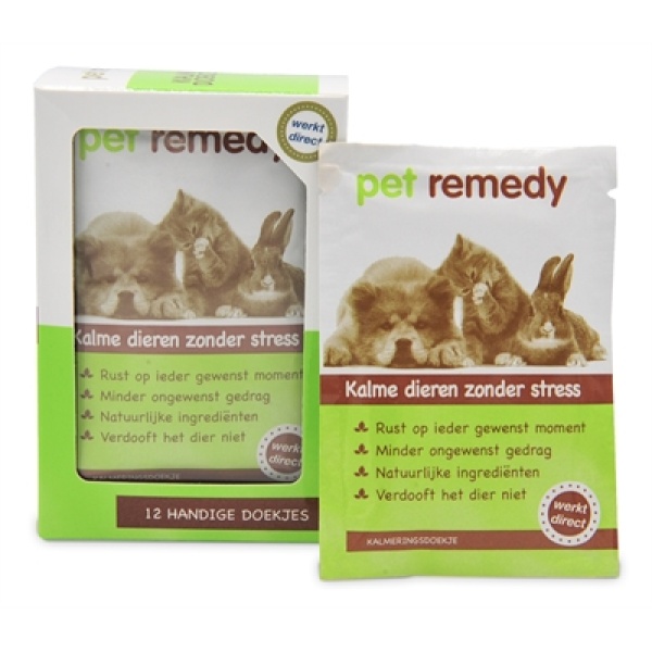 Pet remedy kalmerende doekjes