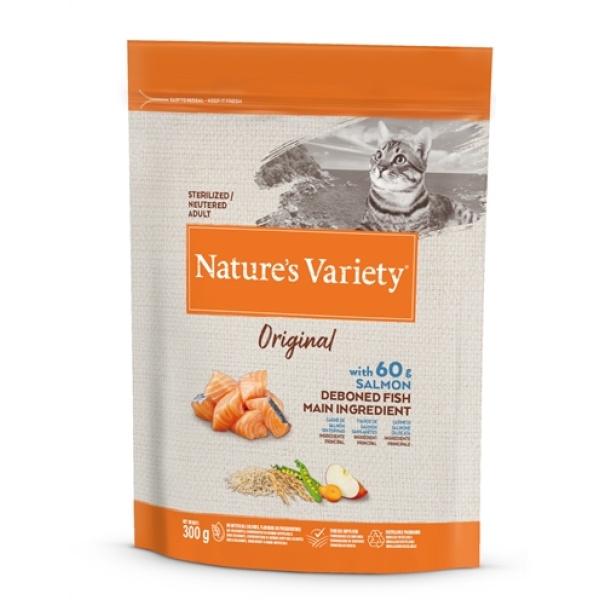 Natures variety original sterilized salmon