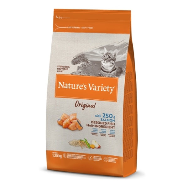 Natures variety original sterilized salmon