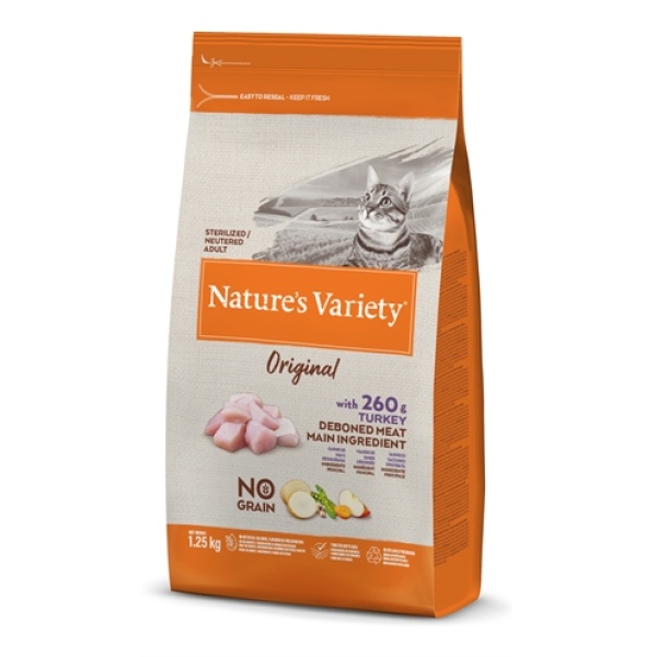 Natures variety original sterilized turkey no grain