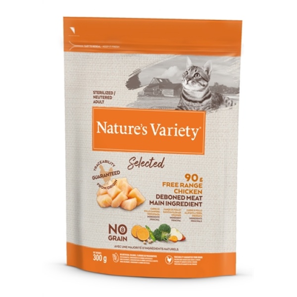 Natures variety selected sterilized free range chicken