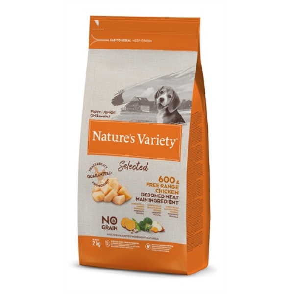 Natures variety selected junior free range chicken