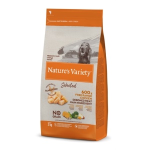 Natures variety selected adult medium free range chicken