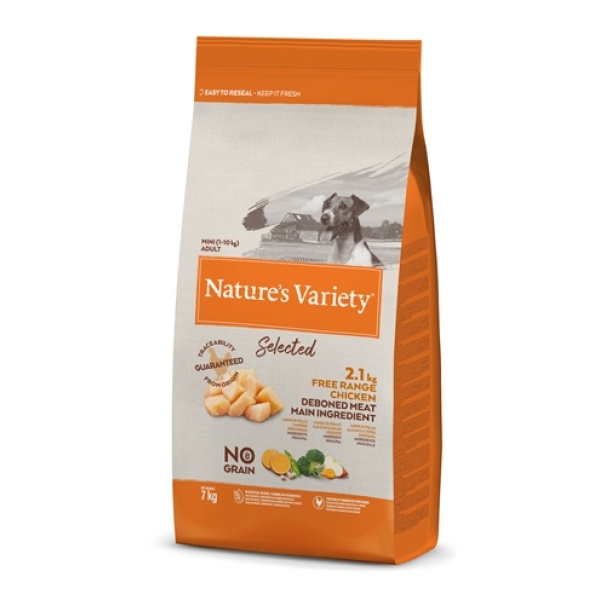 Natures variety selected adult mini free range chicken