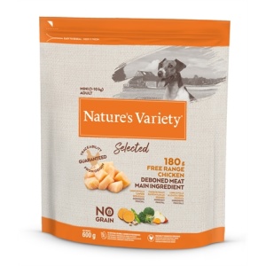 Natures variety selected adult mini free range chicken