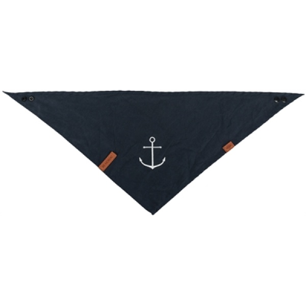 Trixie bandana be nordic anker blauw