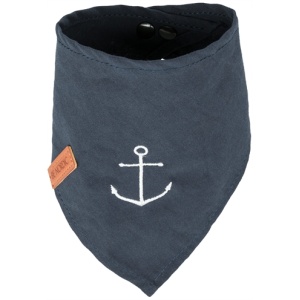 Trixie bandana be nordic anker blauw