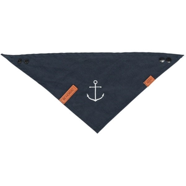 Trixie bandana be nordic anker blauw