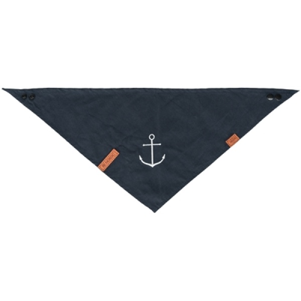 Trixie bandana be nordic anker blauw