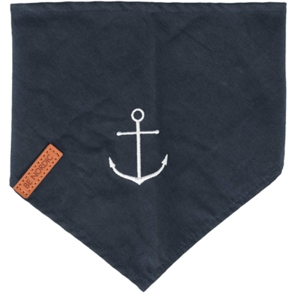 Trixie bandana be nordic anker blauw