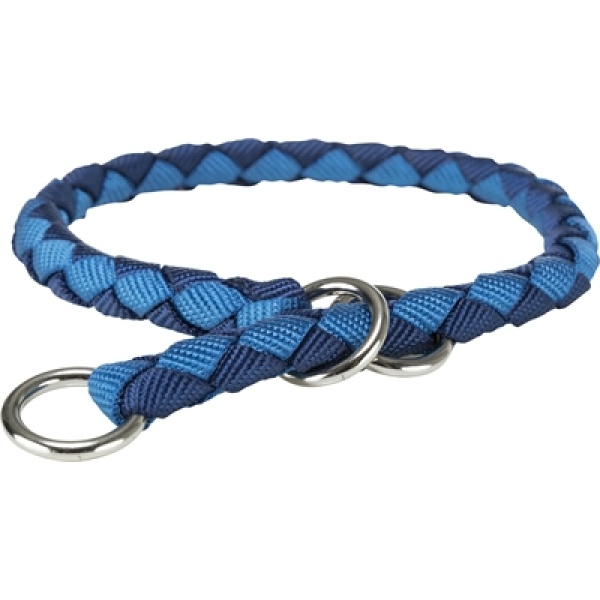 Trixie halsband hond cavo half-slip indigo / royal blauw