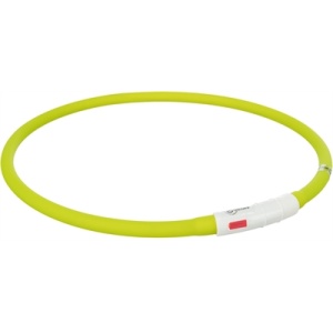 Trixie halsband hond usb flash light lichtgevend oplaadbaar groen