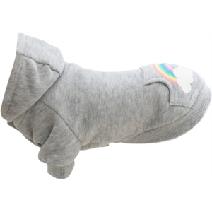 Trixie hondentrui hoodie rainbow falls grijs