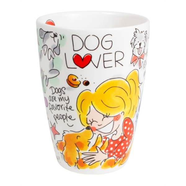 Blond amsterdam giftset mok / petit four schotel dog lover