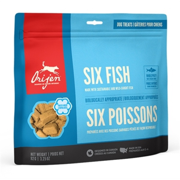 Orijen freeze-dried treats dog 6 fish