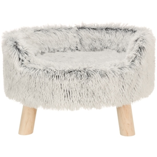 Trixie hondenmand sofa harvey rond wit-zwart