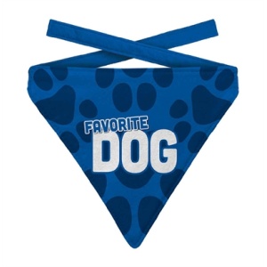 Plenty gifts bandana hond favorite dog blauw