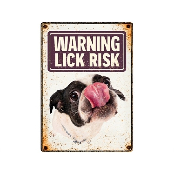 Plenty gifts waakbord blik lick risk