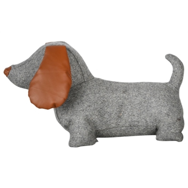 Deurstopper hond vilt / pu assorti