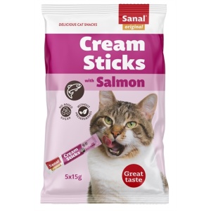 Sanal cream sticks kat zalm