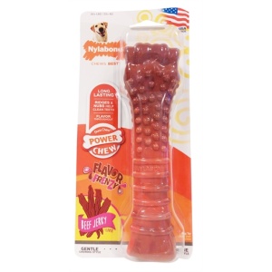 Nylabone textured dura chew beef jerkey voor harde bijters