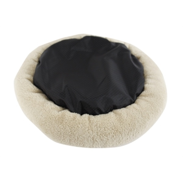 Foeiii basic pluche donut bruin