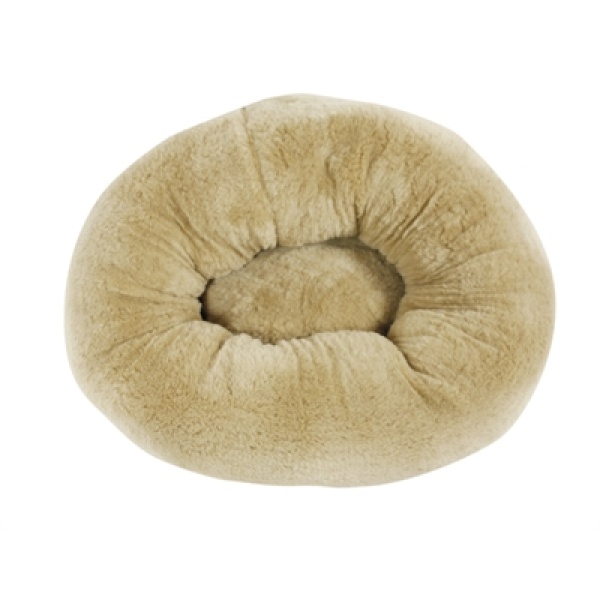 Foeiii cozy pluche relax donut camel