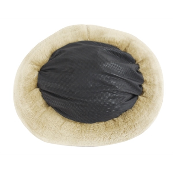 Foeiii cozy pluche relax donut camel