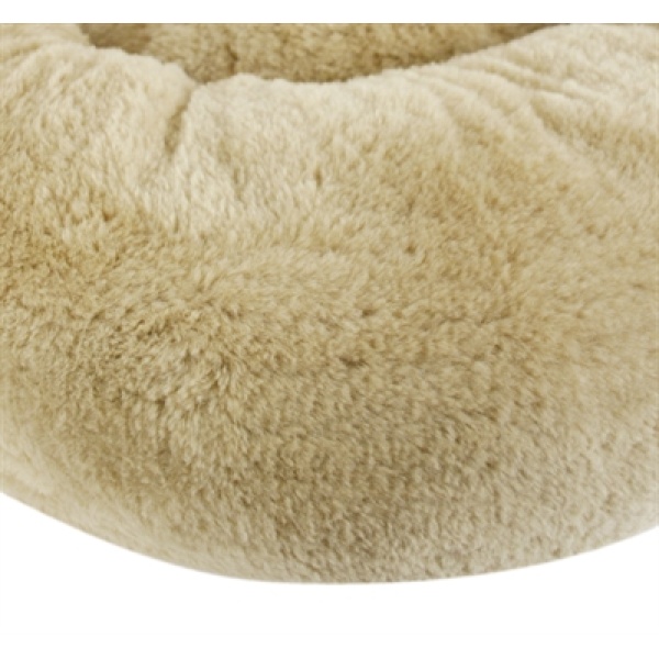 Foeiii cozy pluche relax donut camel