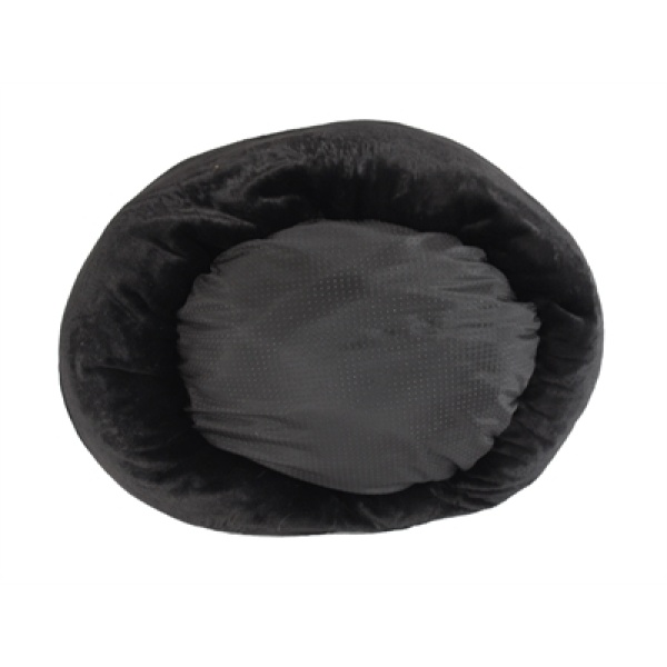 Foeiii cozy pluche relax donut zwart