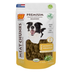 Biofood meat chunks gevogelte