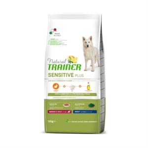 Natural trainer dog adult medium / maxi sensitive plus rabbit