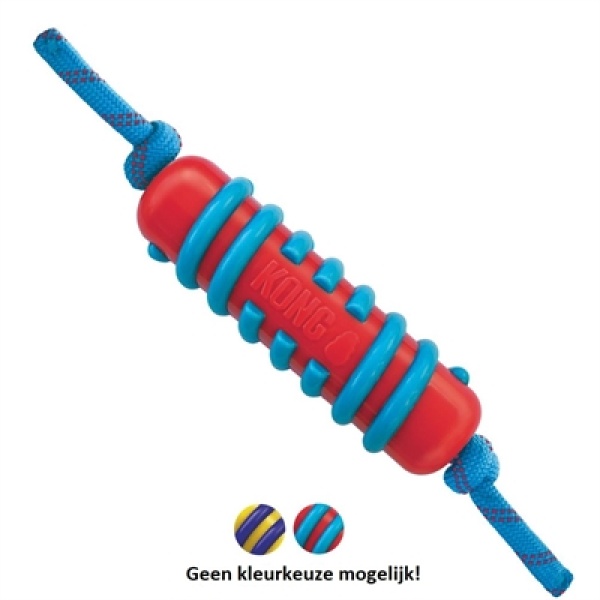 Kong jaxx brights stick+touw assorti