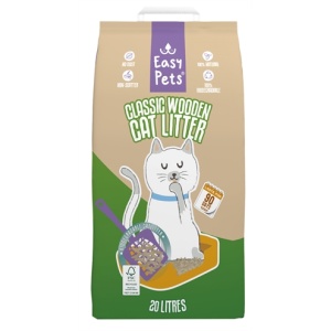 Easypets biodegradable classic houtkorrels kattenbakvulling