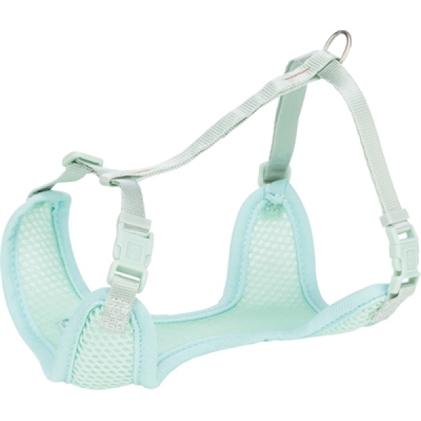 Trixie hondentuig junior puppy softtuig met riem mintgroen