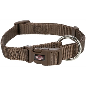 Trixie halsband hond premium bruin