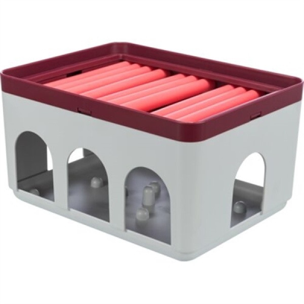 Trixie cat activity rod box wit / bordeaux