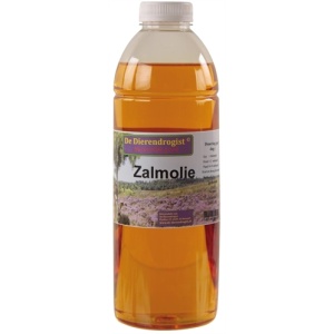 Dierendrogist zalmolie